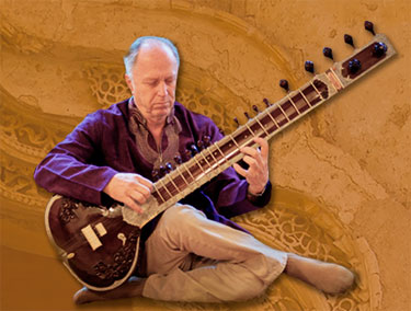 Steven Landsberg playing the Sitar Steven Landsberg playing the Sitar